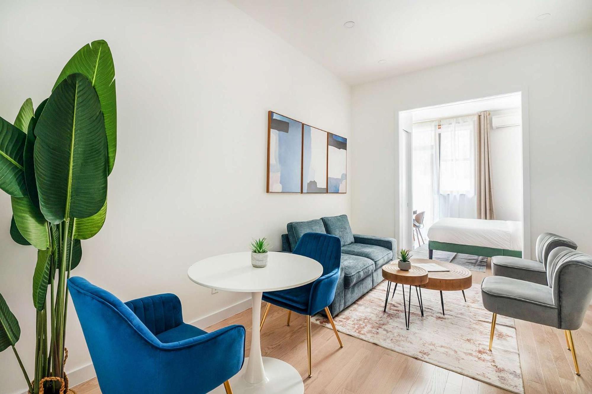 319-b Sleek Modern 1br W Outdoor Space Union Square Wd In Unit * Nova York